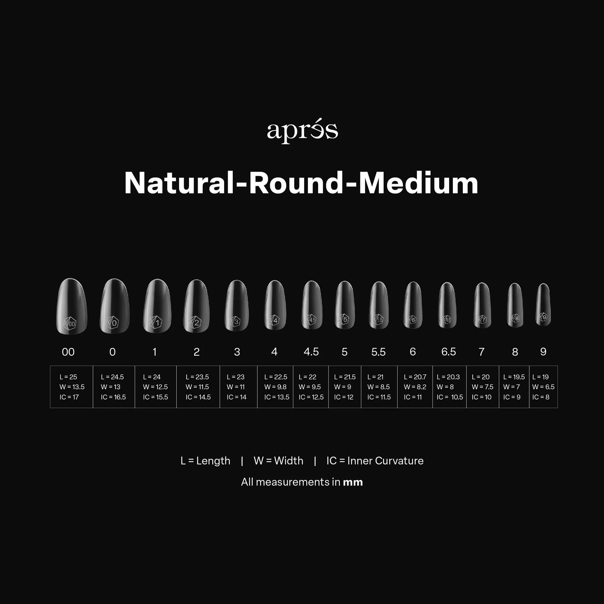 APRES Gel-X Natural Round Tips 600pcs/Box - Image 7