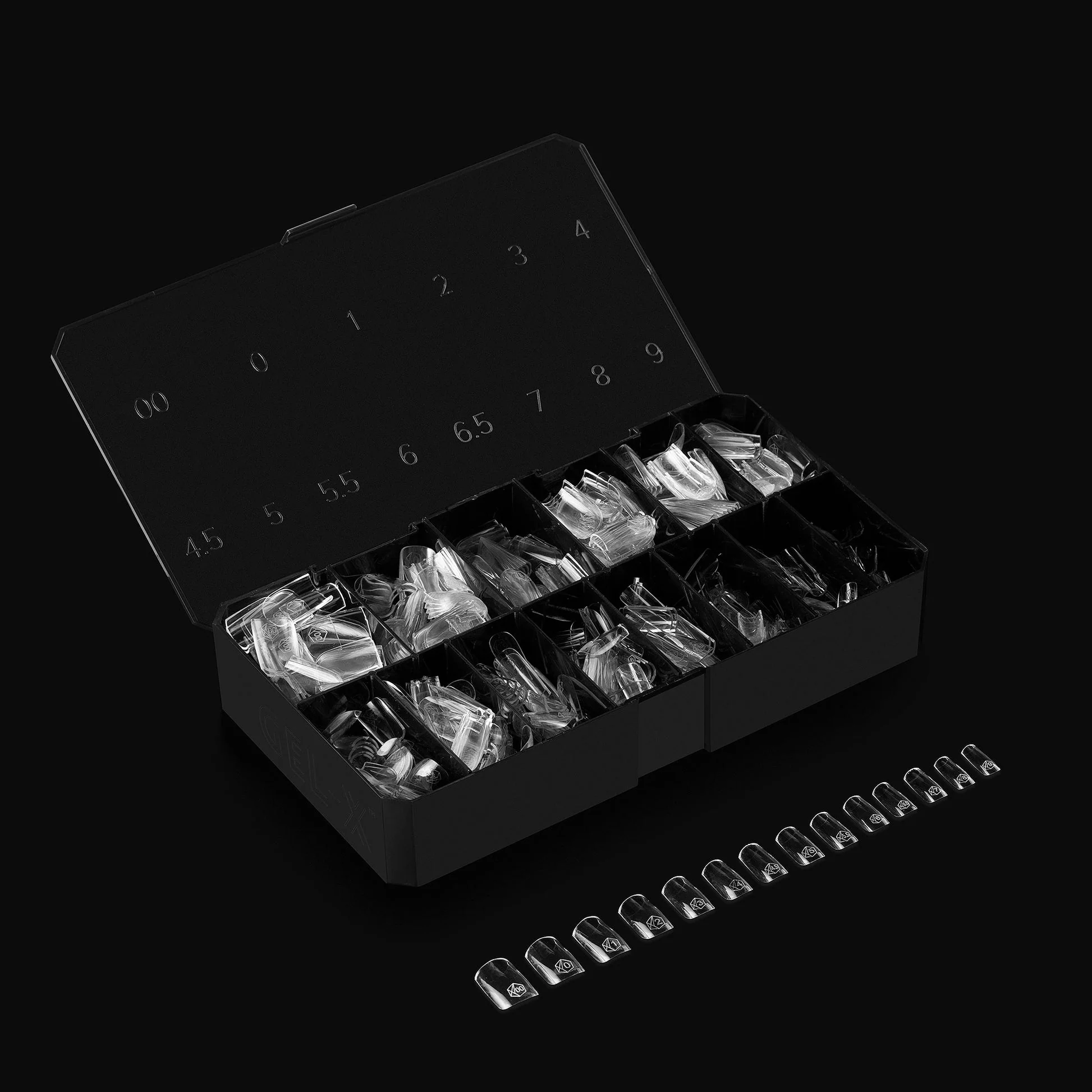 APRES Gel-X Natural Square Tips 600pcs/Box - Image 4