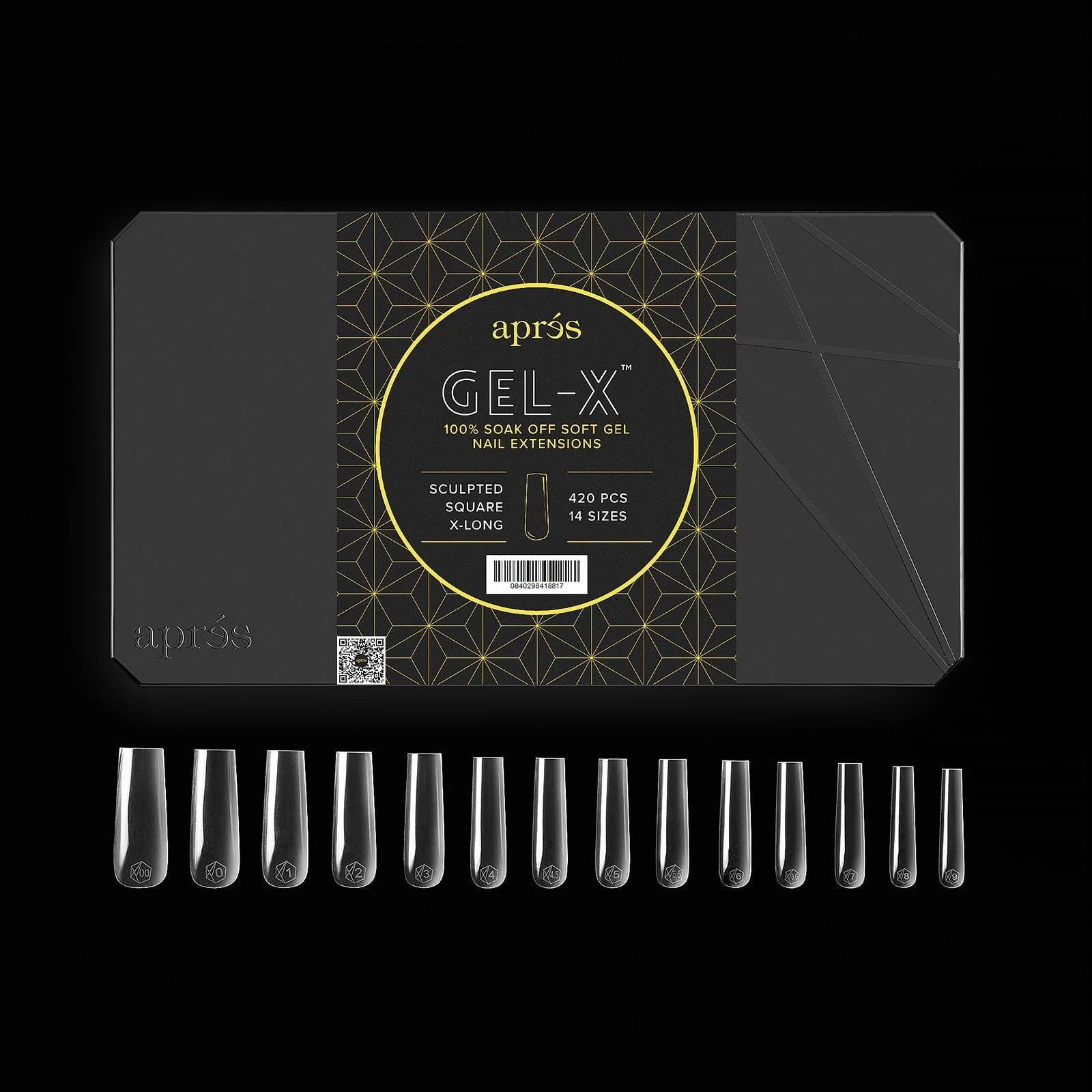 APRES Gel-X Sculpted Square Tips 600pcs/Box - Image 4