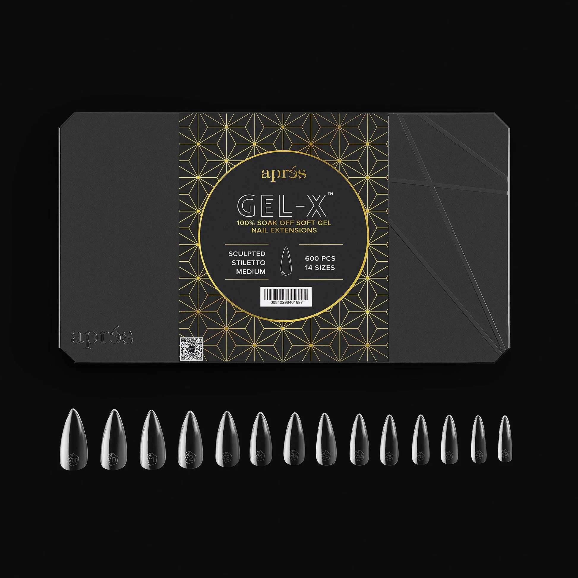 APRES Gel-X Sculpted Stiletto Tips 600pcs/Box - Image 3