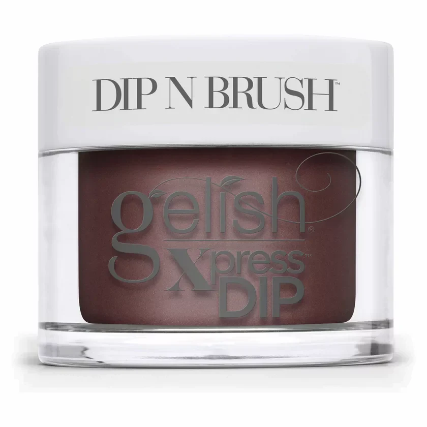 GELISH Dip & Brush - 809 Red Alert - 1.5oz - Image 2