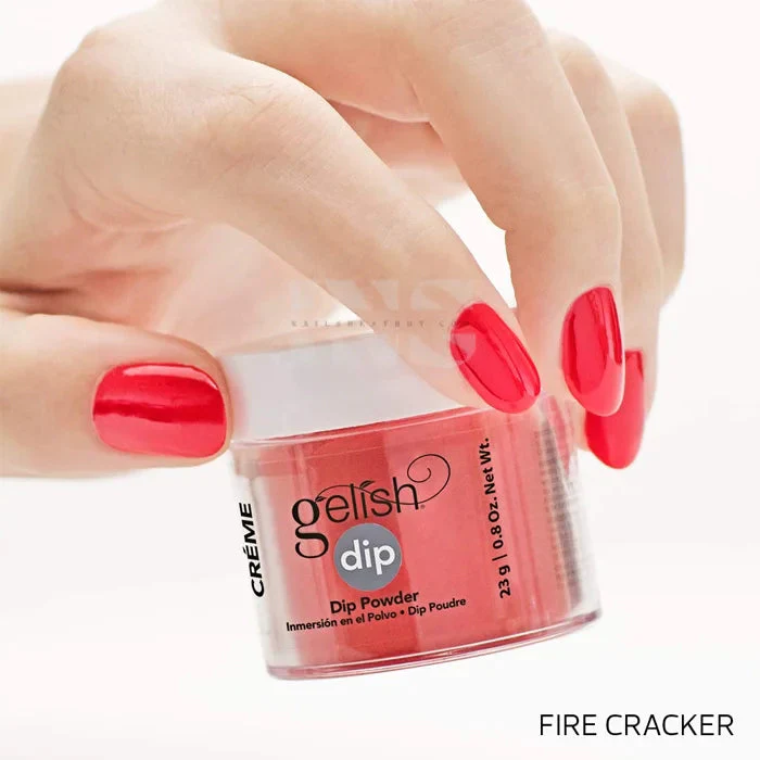 GELISH Dip - 804 Fire Cracker - 1.5 oz - Image 4