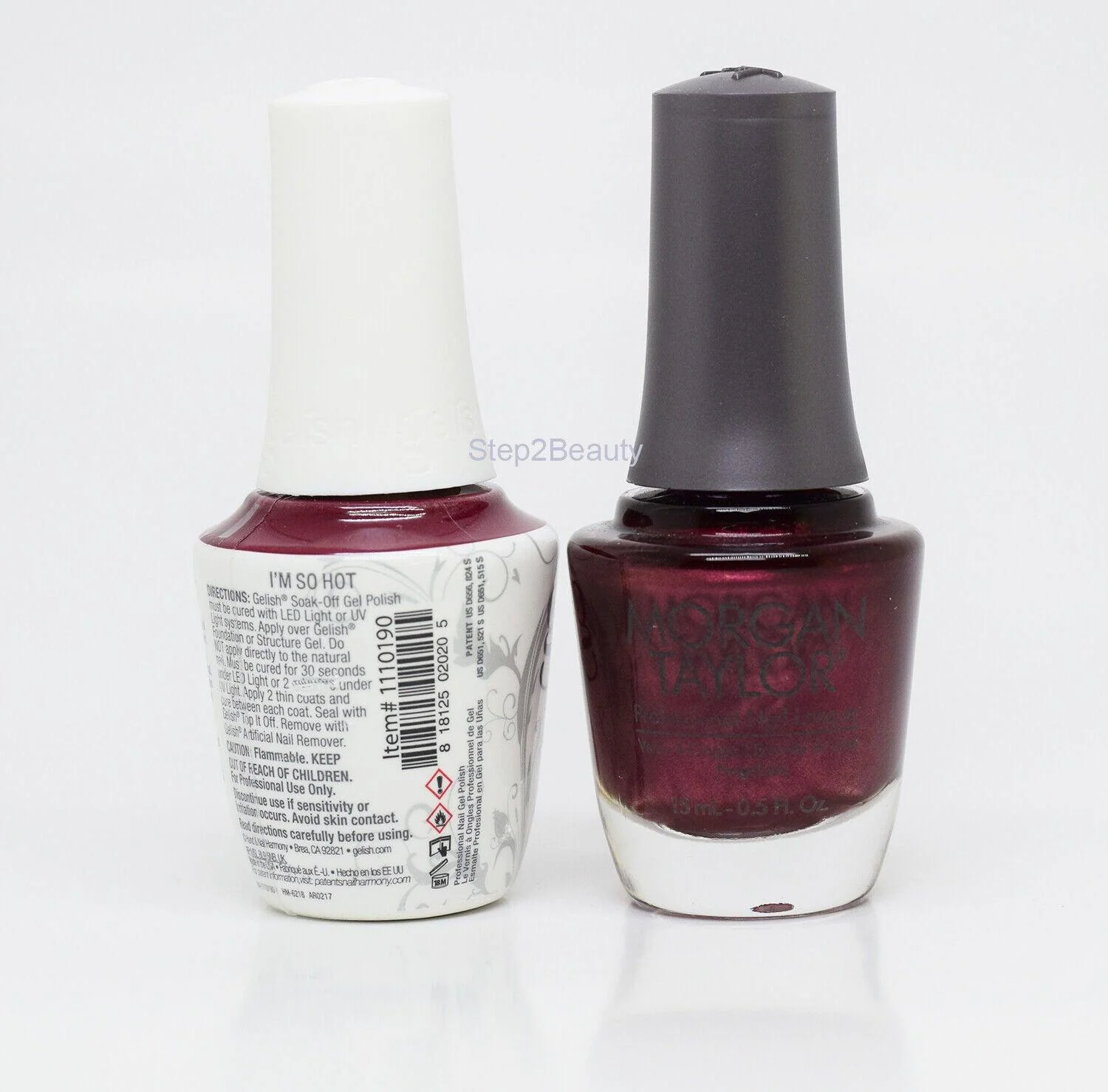 GELISH Dip - 190 I'M So Hot - 0.8 oz - Image 2