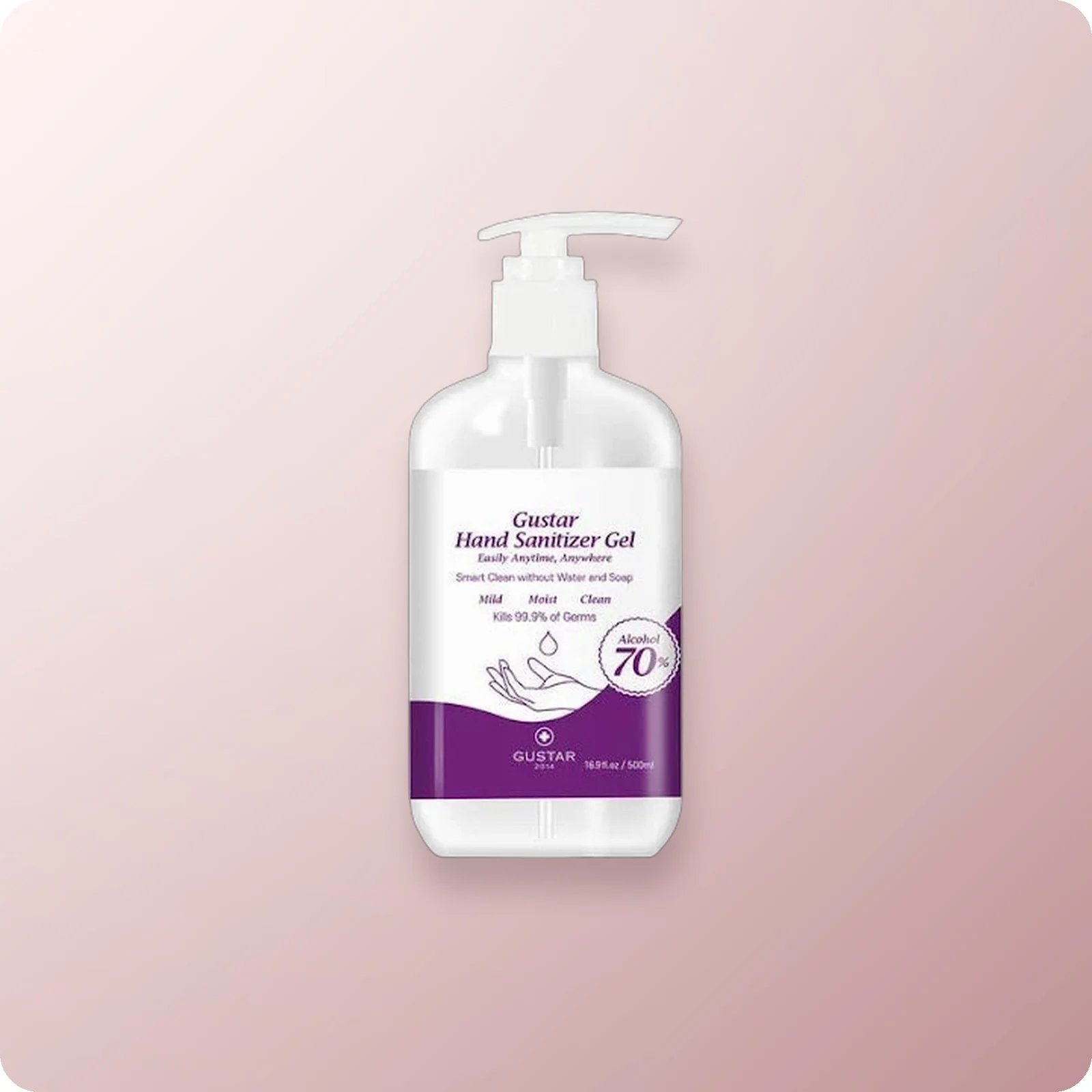 Gustar Hand Sanitizer Gel - 16.9 oz
