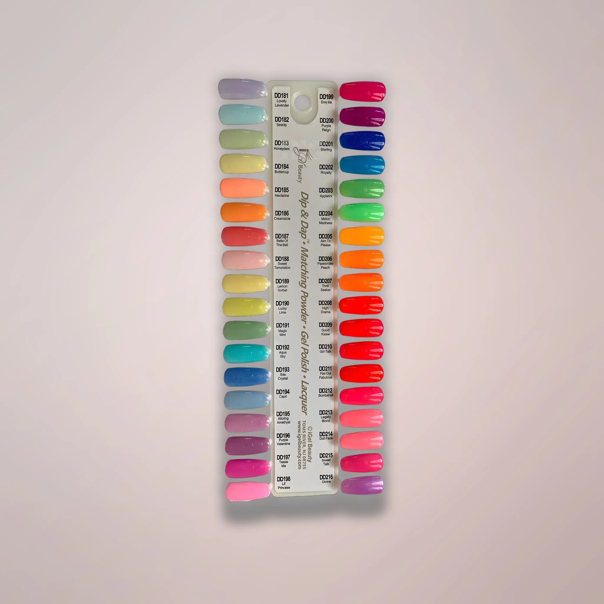 iGEL Dip - Collection 6 (181-216) - 36 pc - Free Chart
