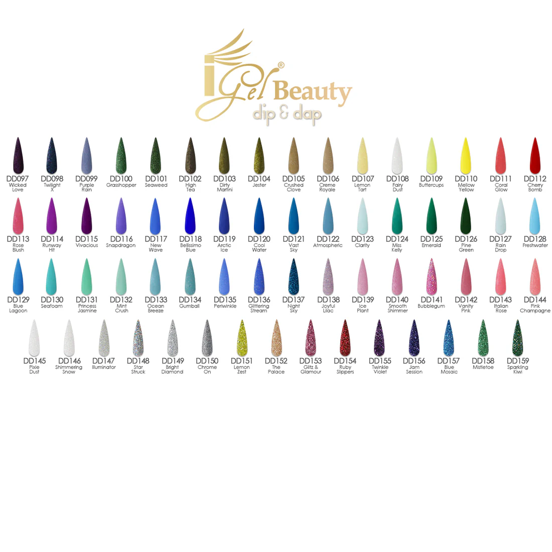 iGEL Dip & Dap Dip 247 Collection (1-247) FREE CHART - Image 4