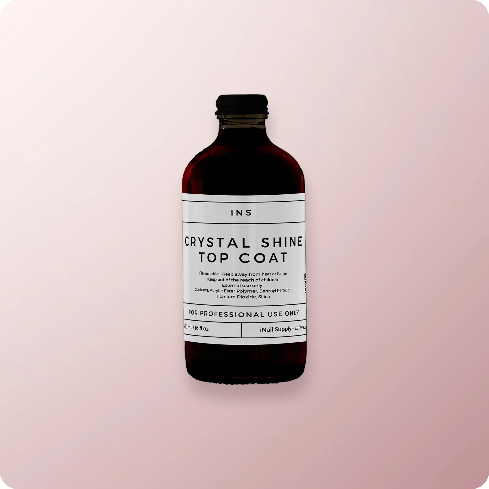 iNS Crystal Shine Top Coat - 16 oz