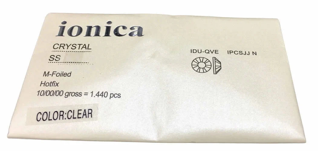 IONICA Crystal  Rhinestones Crystal Clear #8 - Image 2