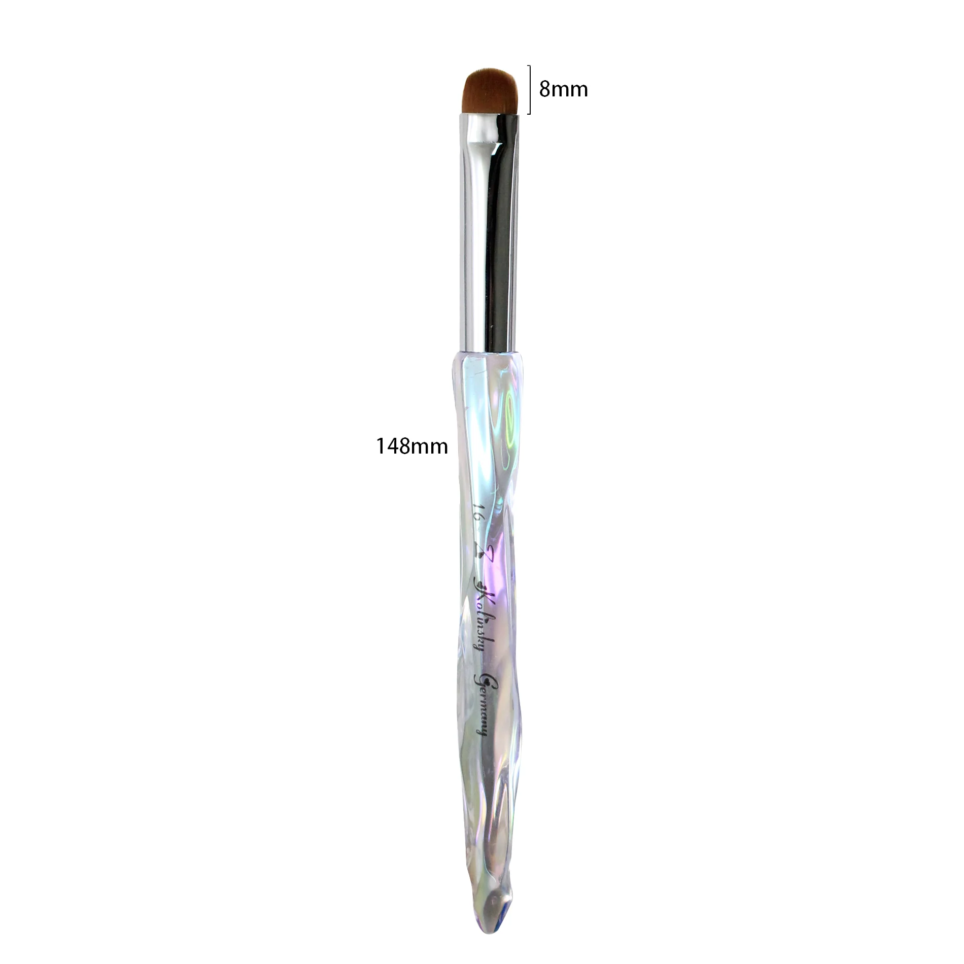 JKIO French Z Brushes - Crystal Handle - Size 16 - Image 2