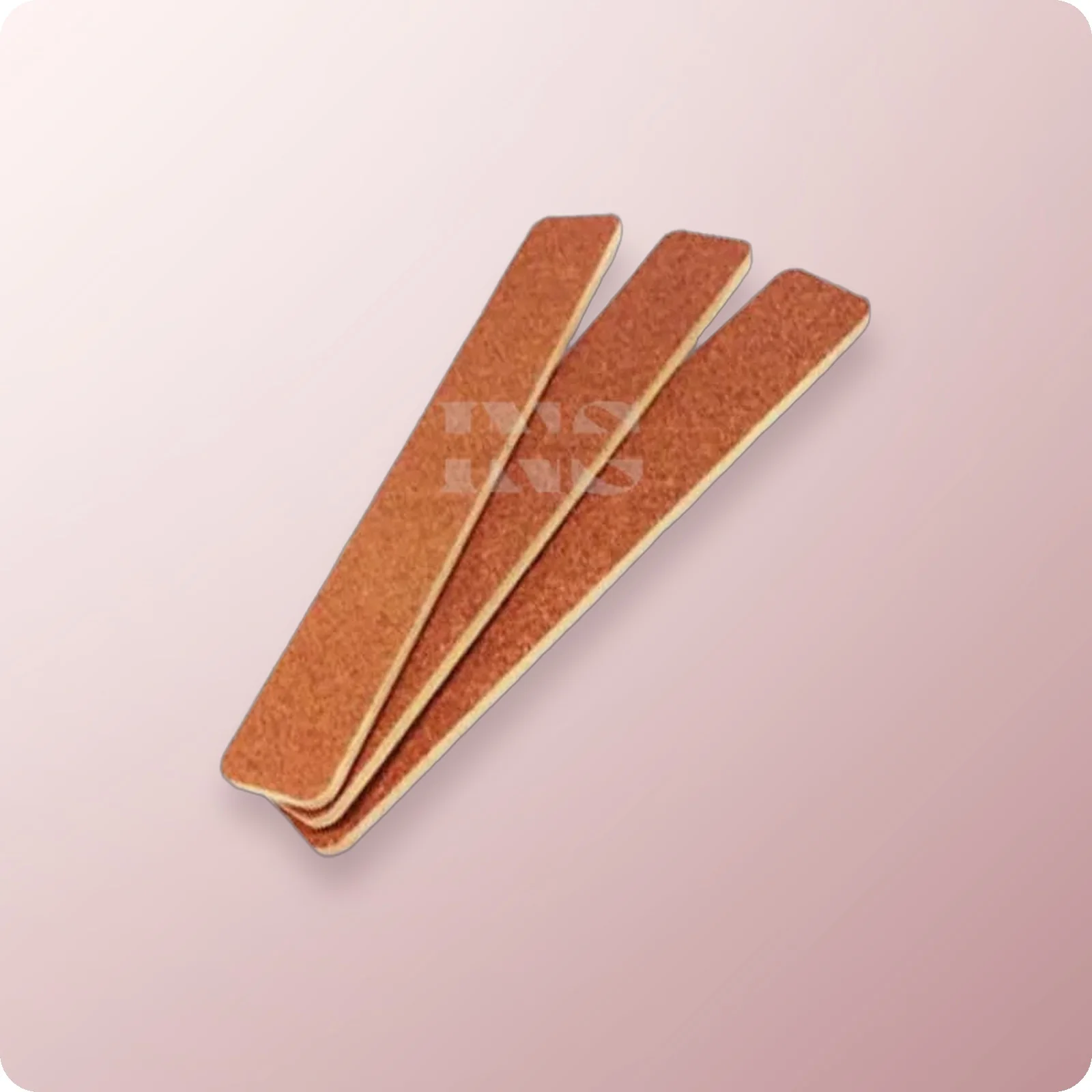 Jumbo Nail File Square Brown (YELLOW CENTER) USA 80/80 50/pk
