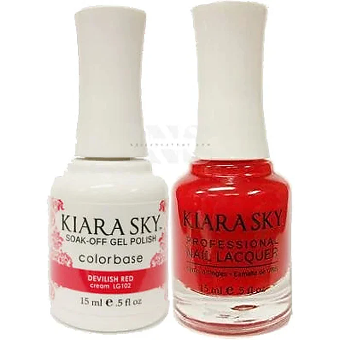 KIARA SKY GEL Devilish Red LG102 - Image 2