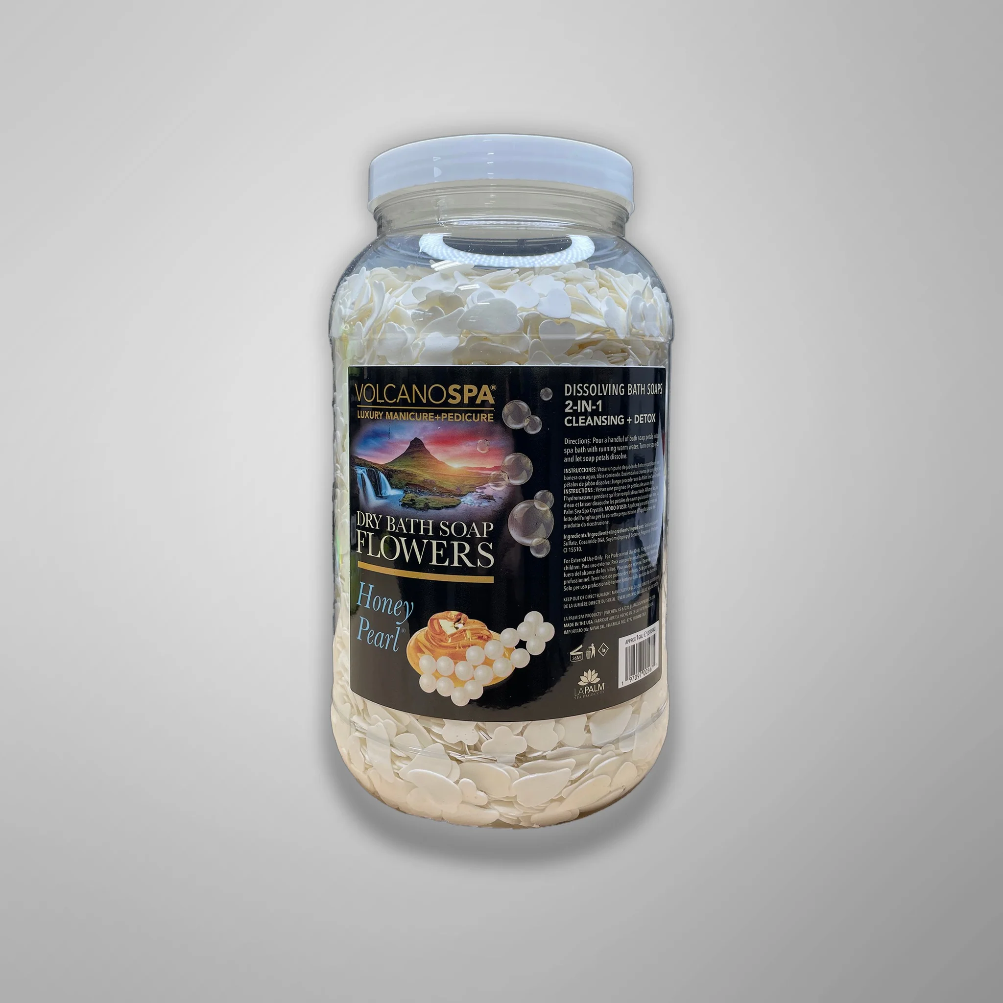 LA PALM Dry Bath Soap Flowers Gallon Single