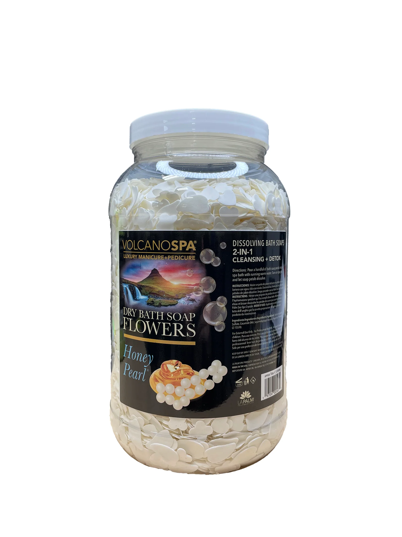 LA PALM Dry Bath Soap Flowers Gallon Single - Image 2