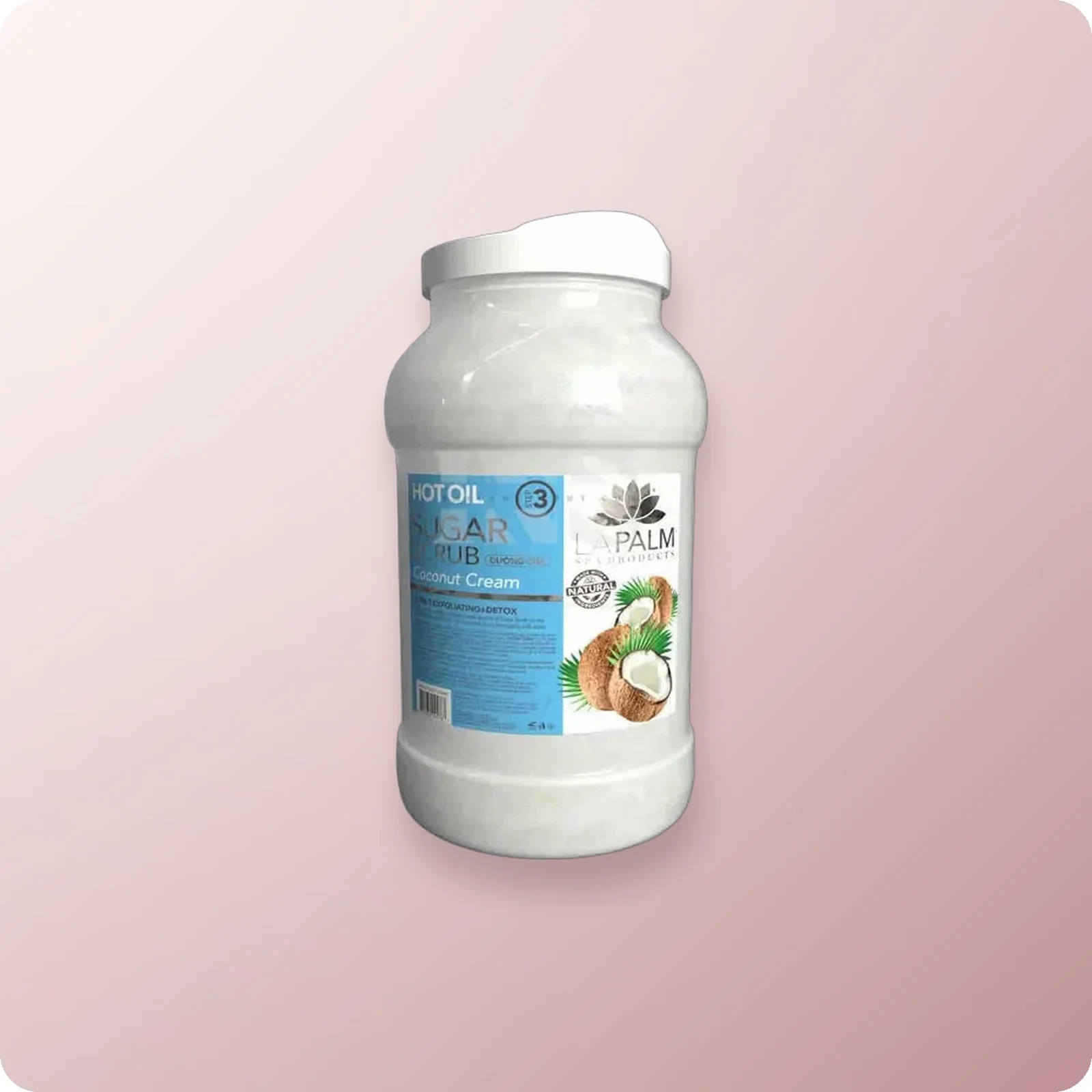 LA PALM Oil Sugar Scrub Gallon Single