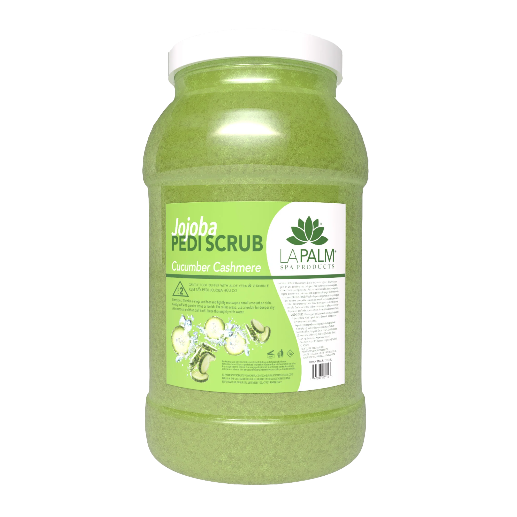 LA PALM Pedi Scrub Gel Gallon Single - Image 2