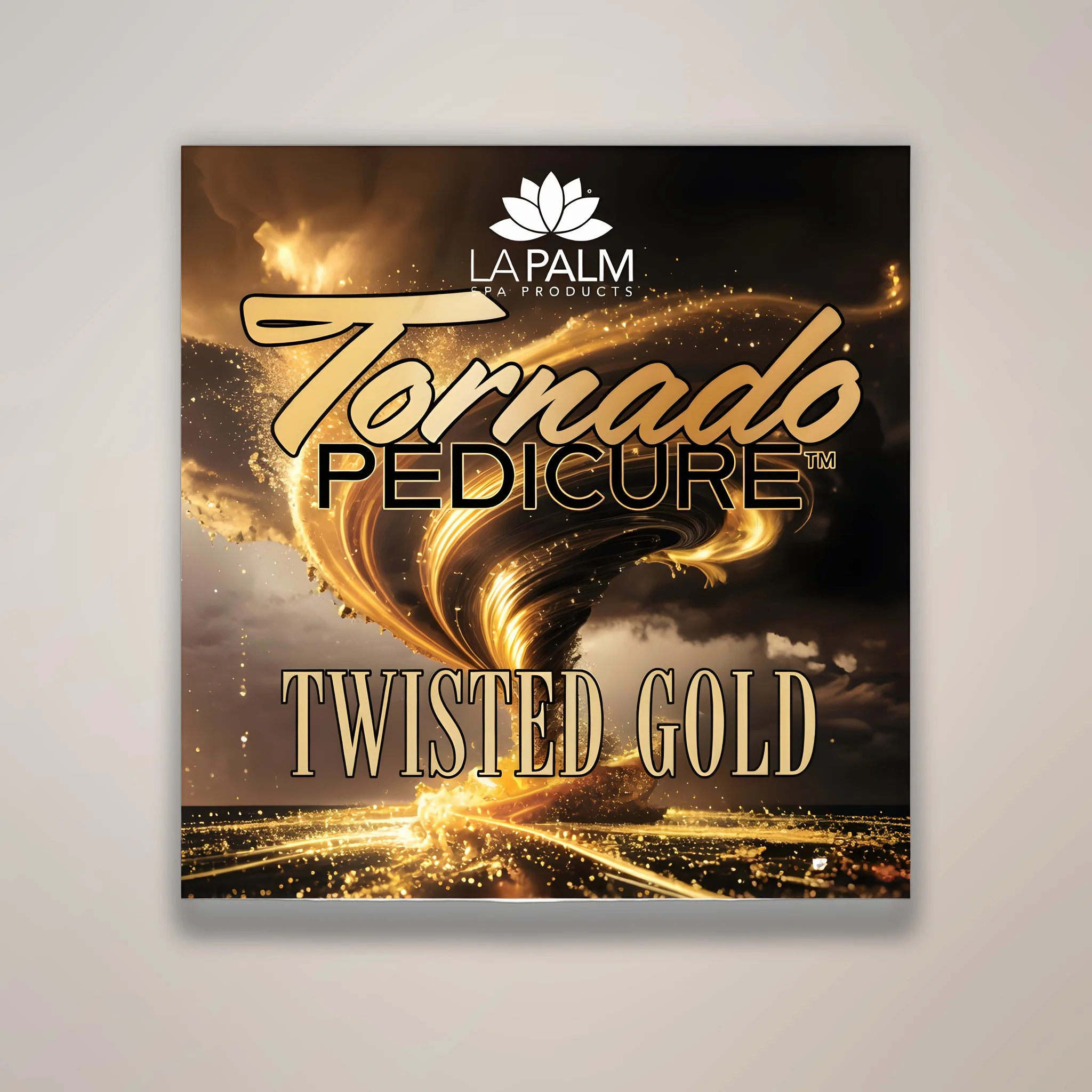 LA PALM Tornado 5 Step Pedicure Twisted Gold  - Single - Image 2