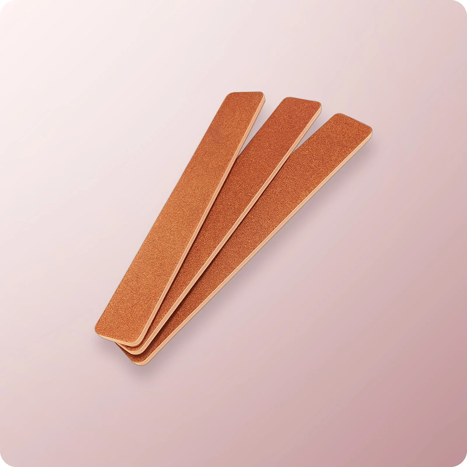Nail File Square Brown (YELLOW CENTER) USA 80/80 50/pk
