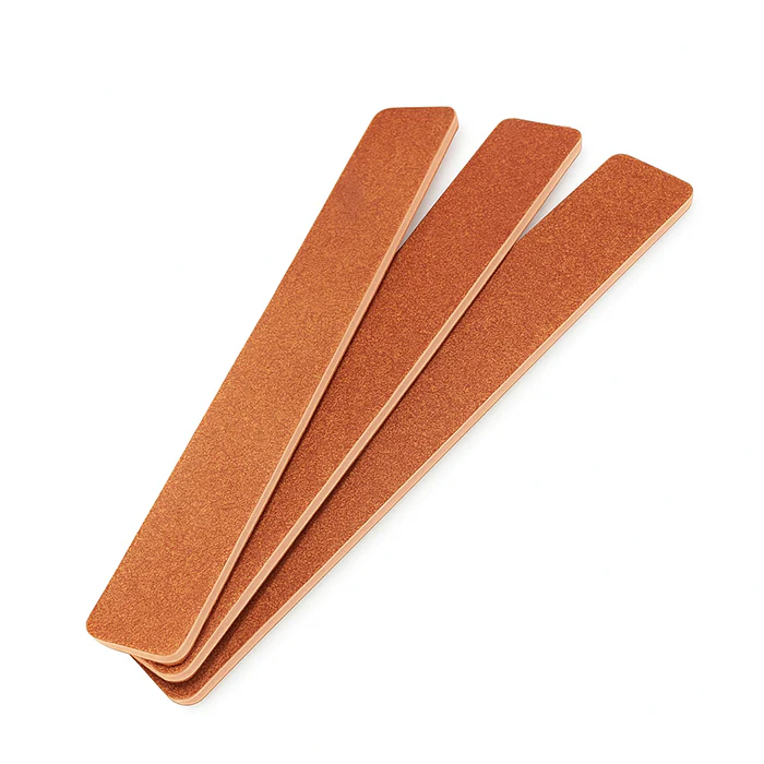 Nail File Square Brown (YELLOW CENTER) USA 80/80 50/pk - Image 2