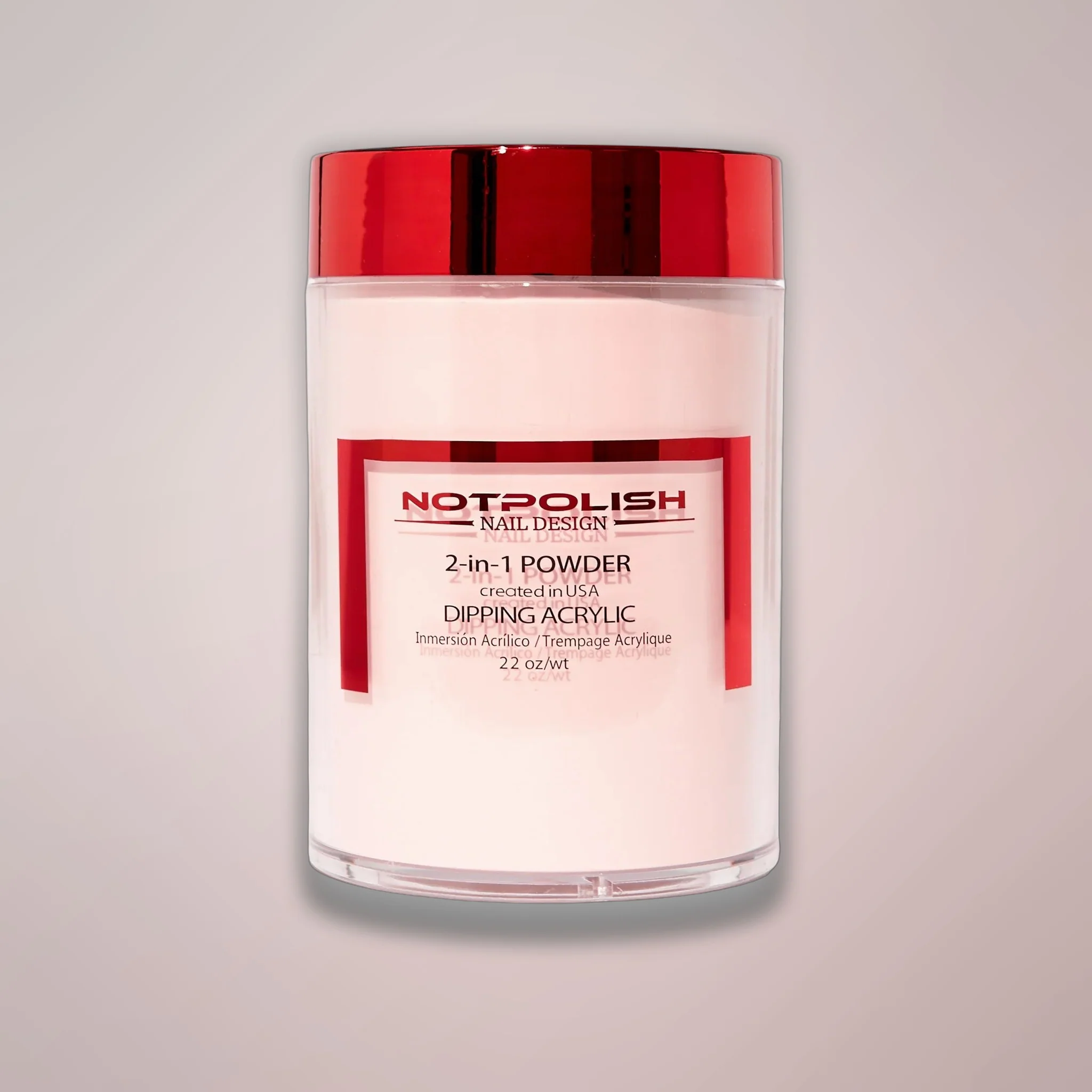 NOTPOLISH 2 in 1 Powder - Dark Pink Refill - 22 oz