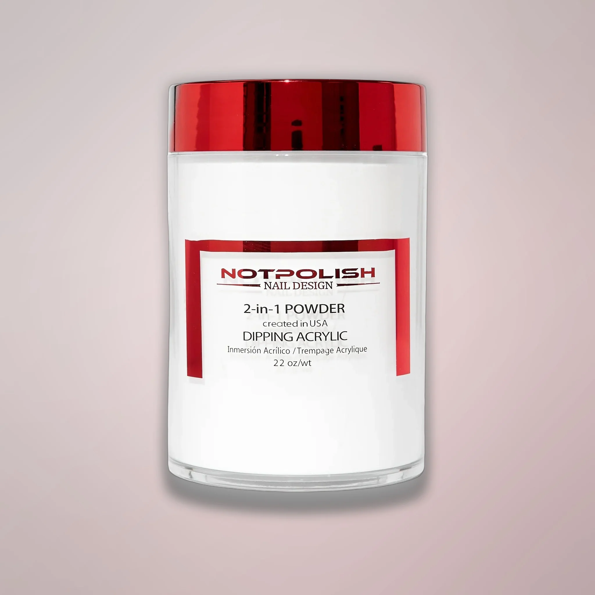 NOTPOLISH 2 in 1 Powder - OG01 Clear Refill - 22 oz