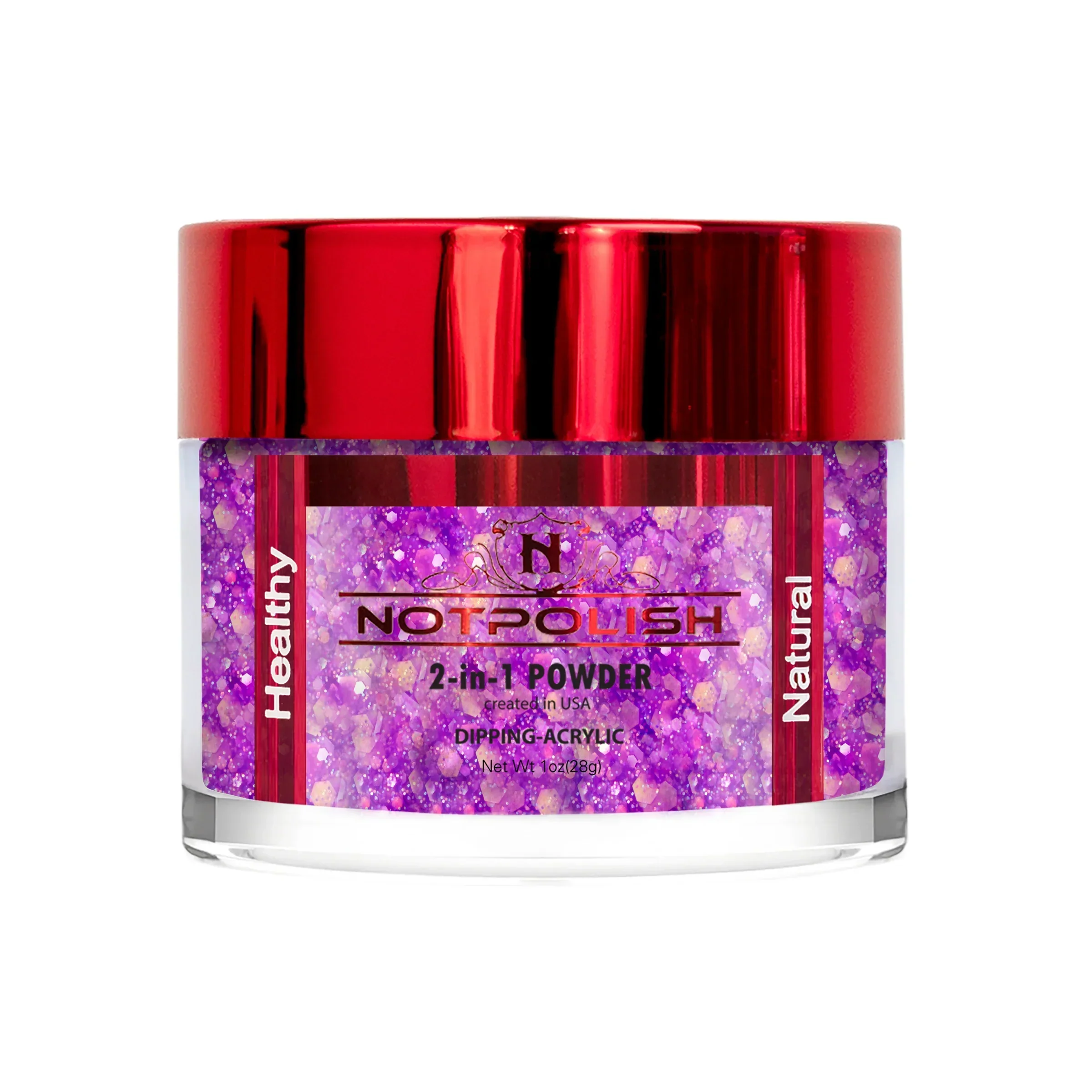 NOTPOLISH 2 in 1 Powder - OMG 17 Peri-twinkle - 1 oz - Image 2