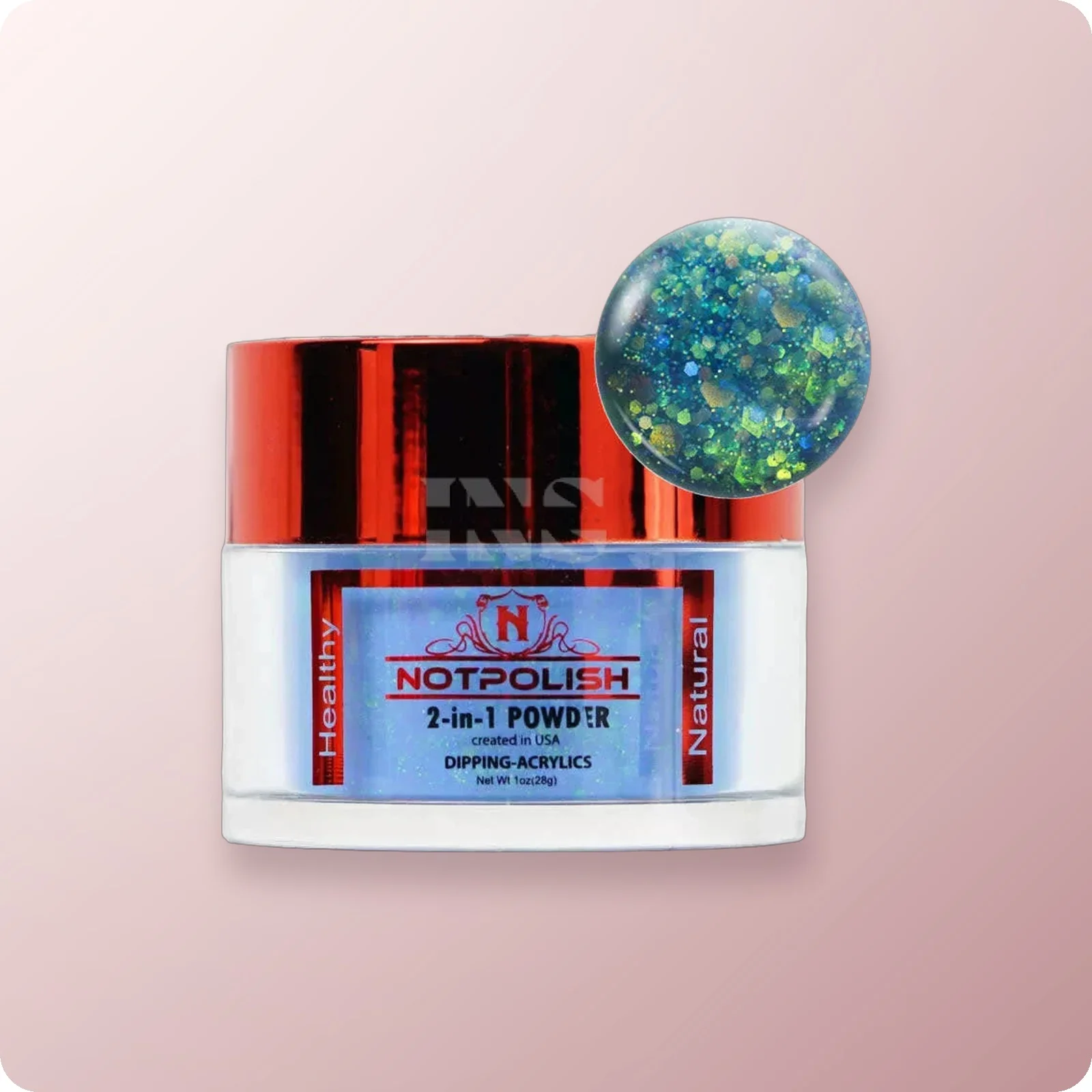 NOTPOLISH 2 in 1 Powder - OMG 26 Stars Dance - 1 oz