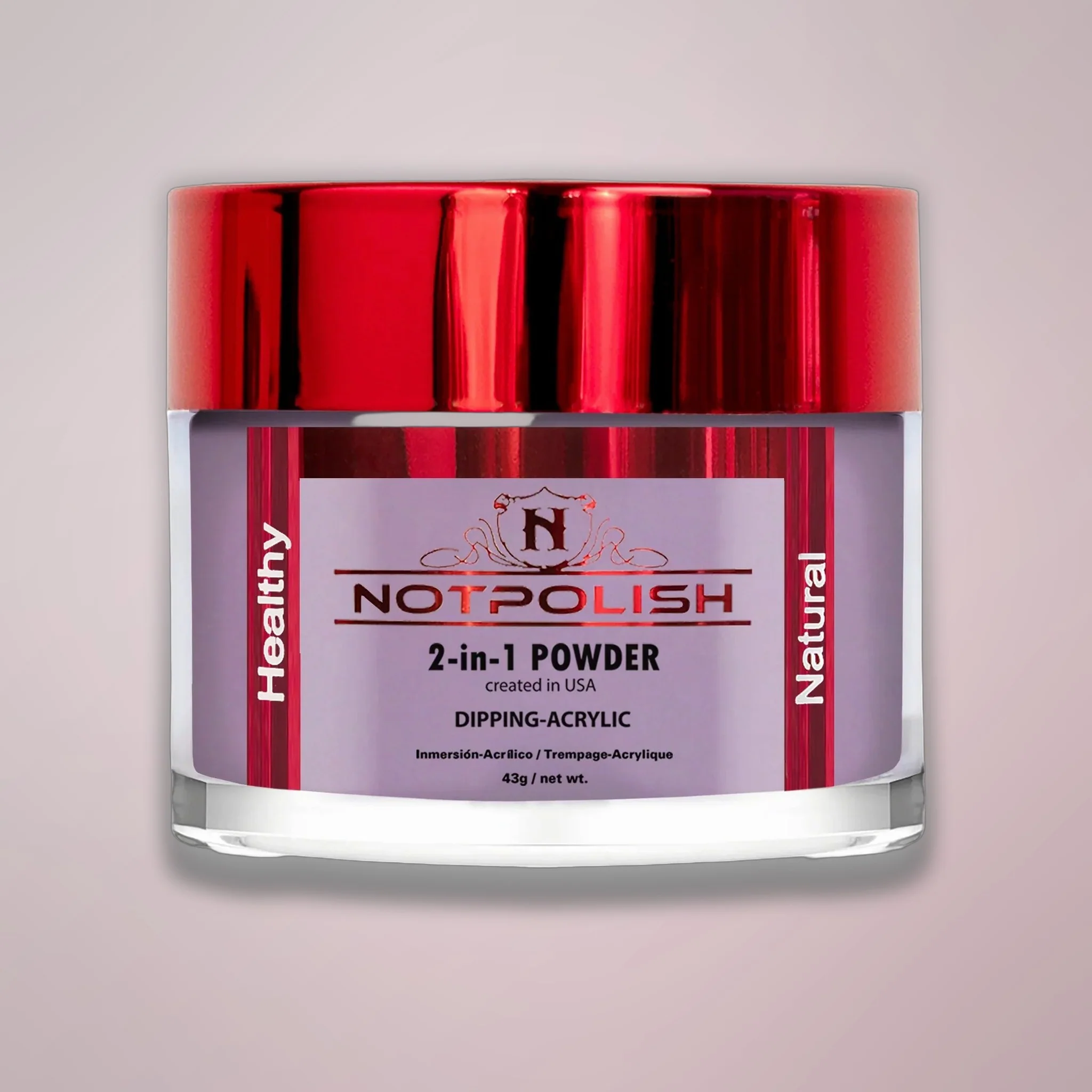 NOTPOLISH 2 in 1 Powder - M124 Berry Irresistible - 2 oz