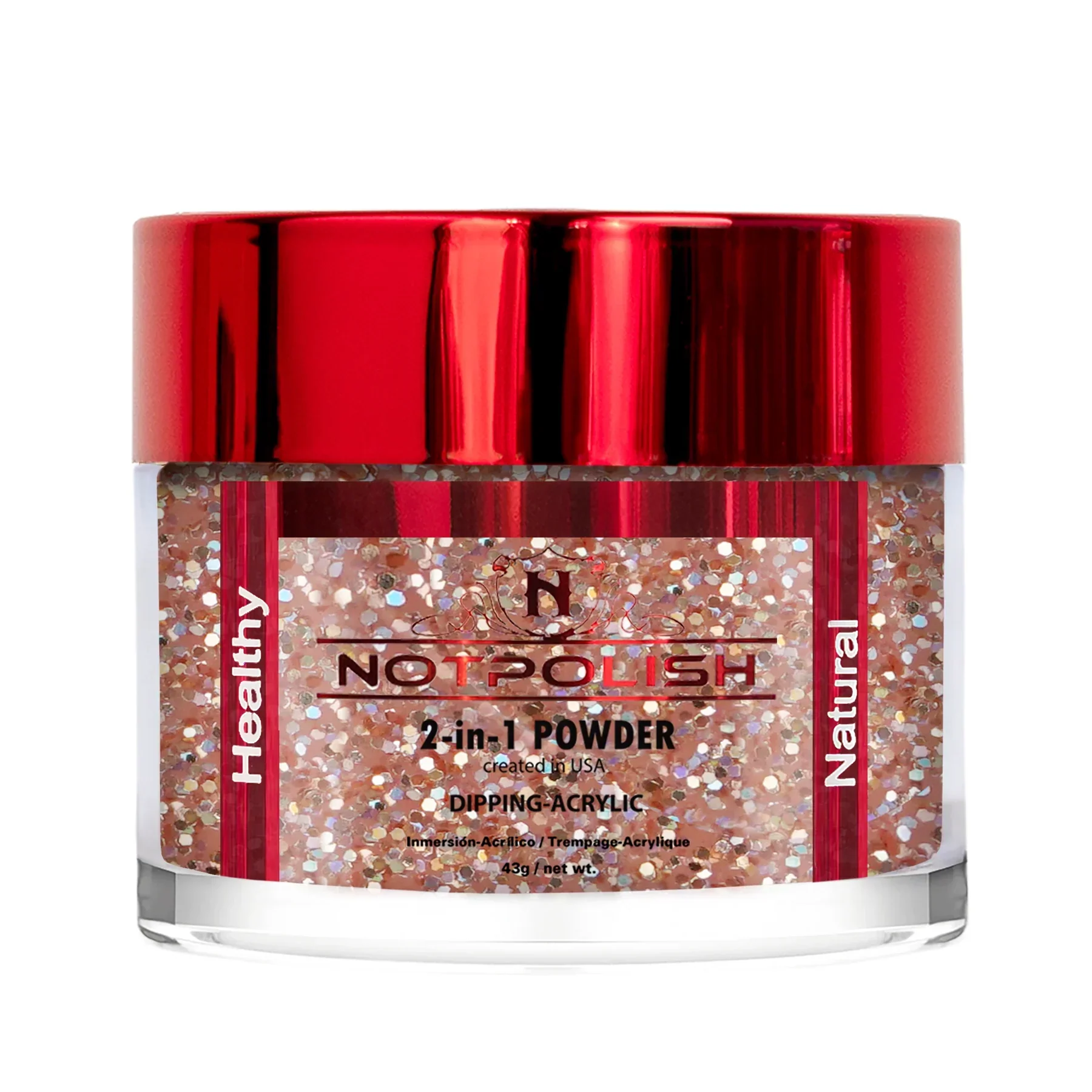 NOTPOLISH 2 in 1 Powder - M24 Bare With Me - 2 oz - Image 2