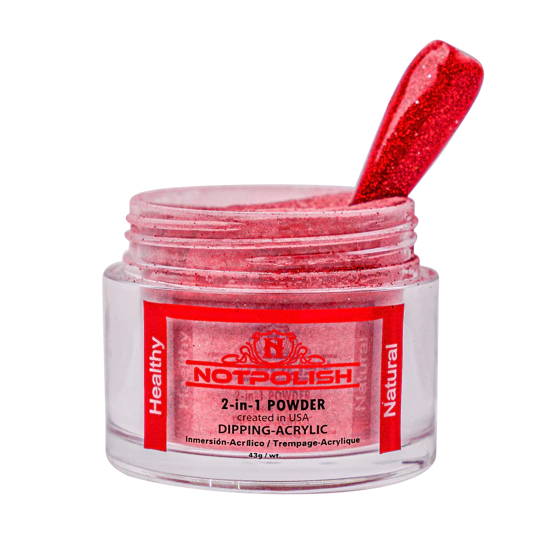 NOTPOLISH 2 in 1 Powder - M28 Red Fox - 2 oz - Image 4