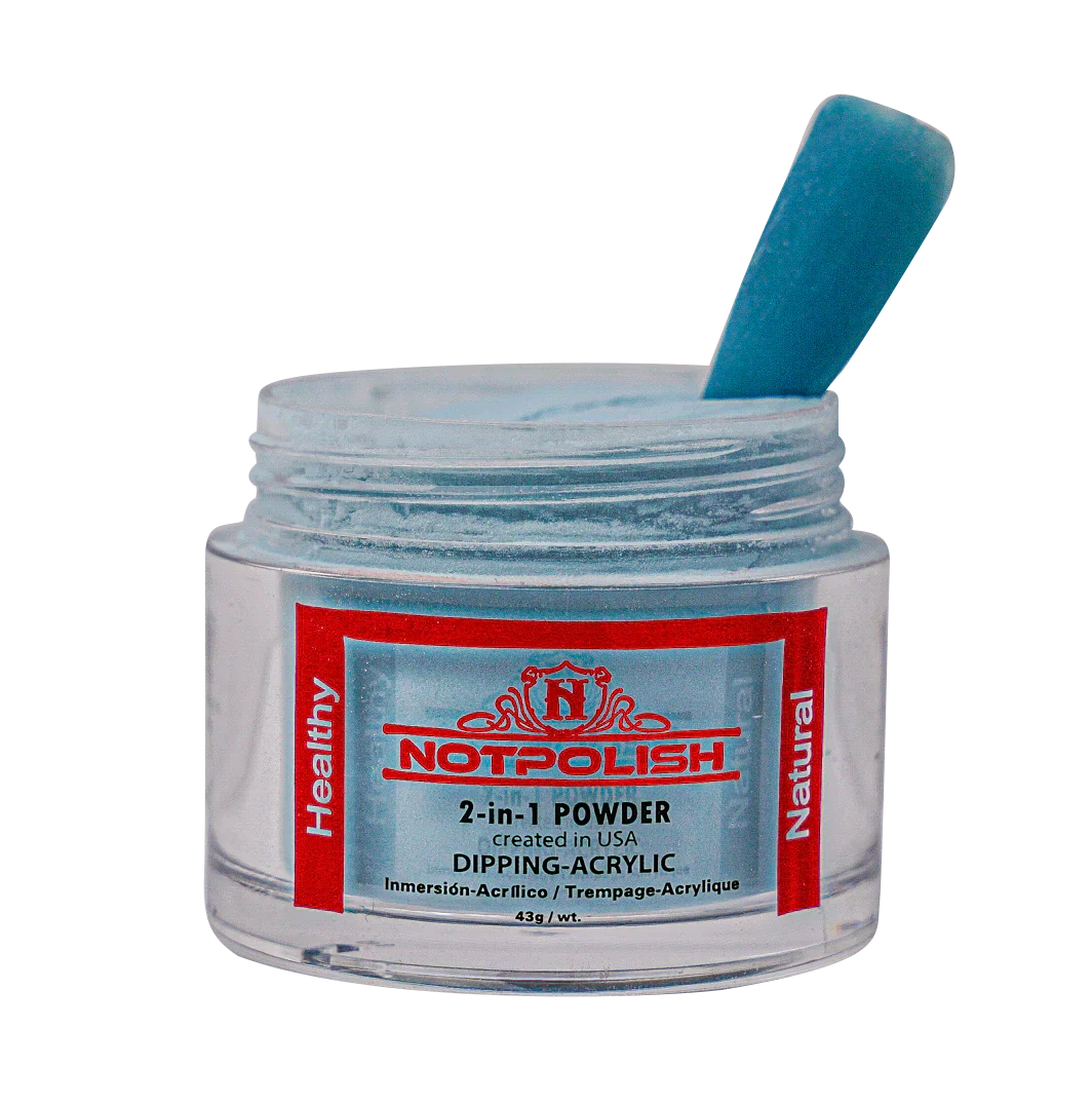 NOTPOLISH 2 in 1 Powder - M37 Ocean View - 2 oz - Image 4