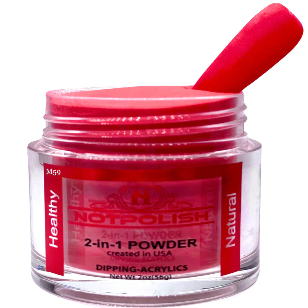 NOTPOLISH 2 in 1 Powder - M59 Fire Engine - 2 oz - Image 4