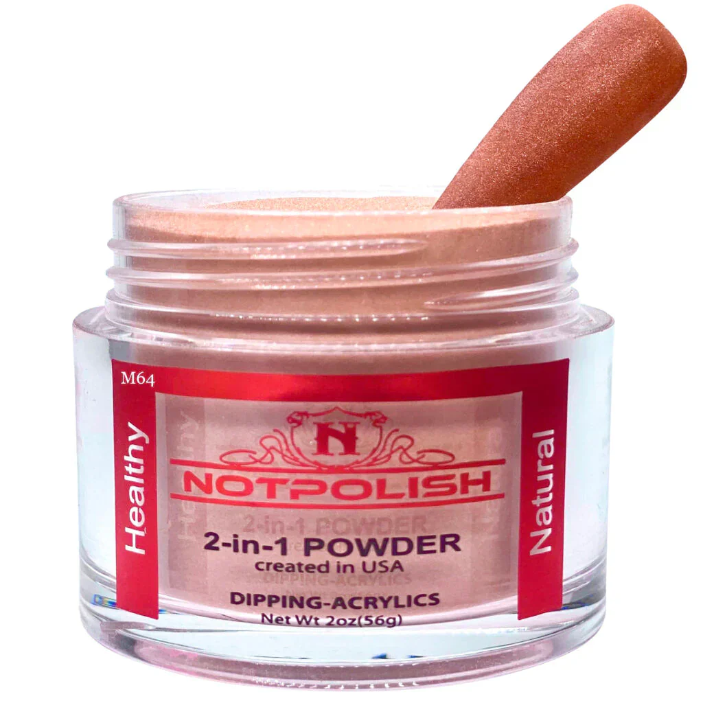 NOTPOLISH 2 in 1 Powder - M64 Fall For Bronze - 2 oz - Image 5