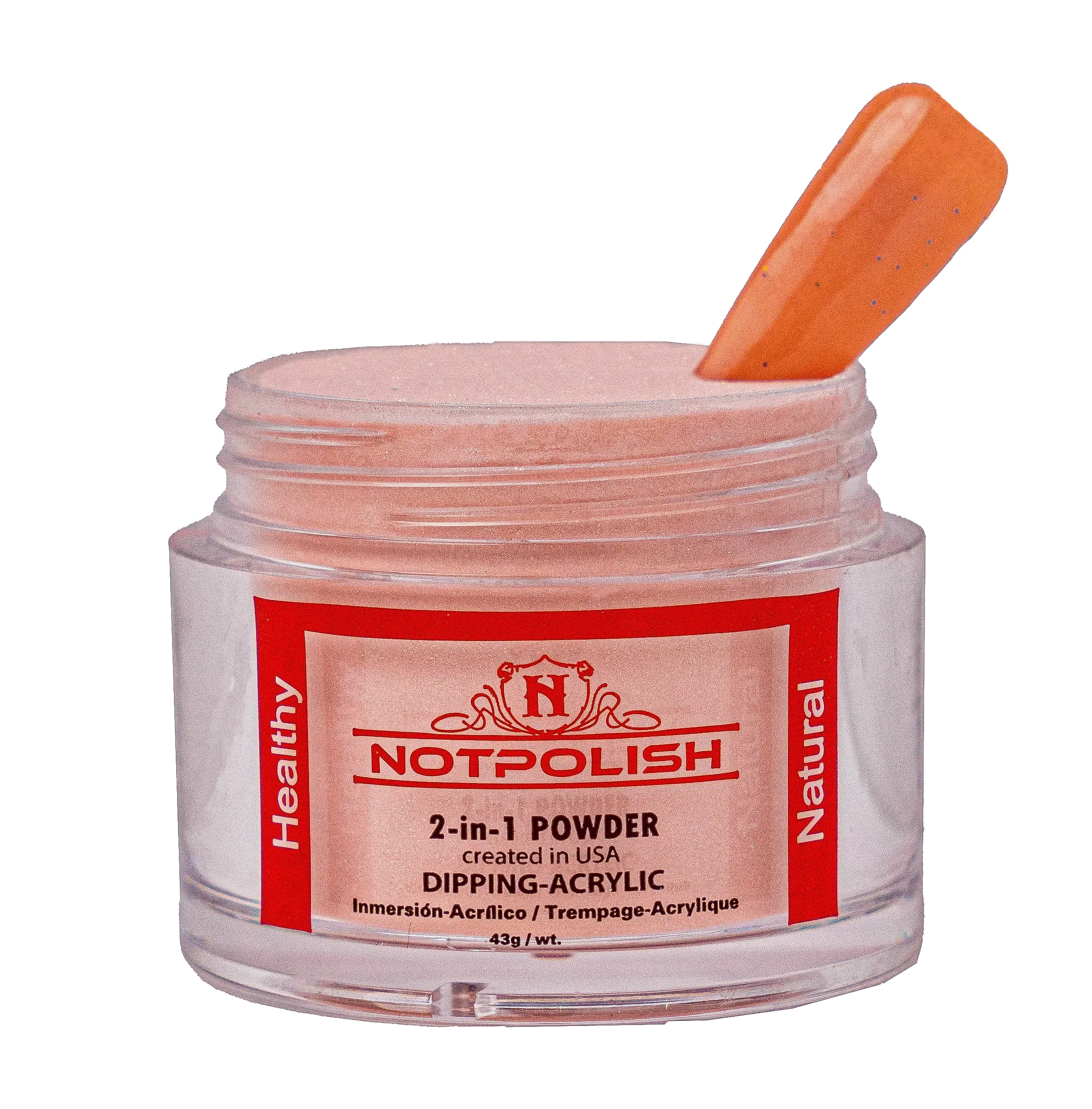 NOTPOLISH 2 in 1 Powder - M73 Rose - 2 oz - Image 5
