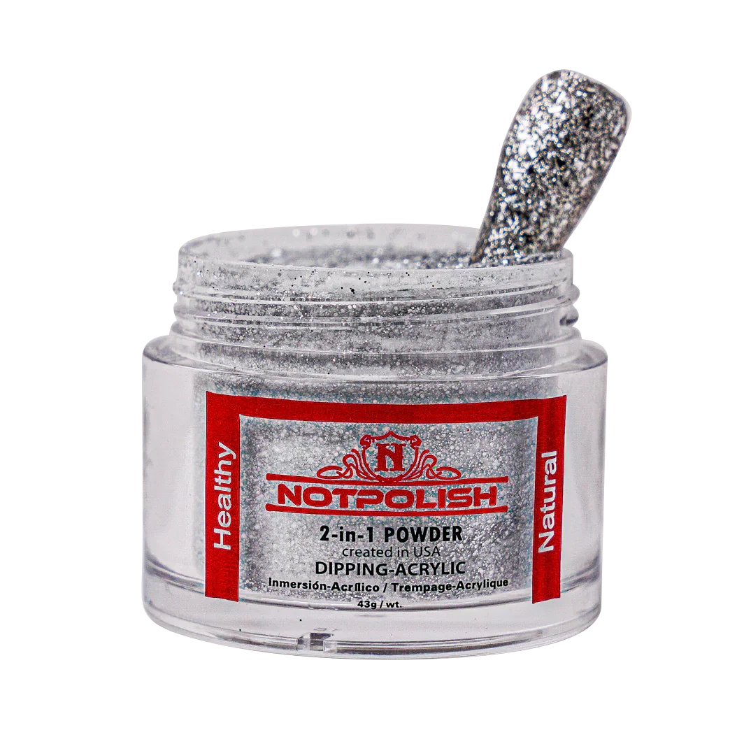 NOTPOLISH 2 in 1 Powder - M84 Ice Castle - 2 oz - Image 4