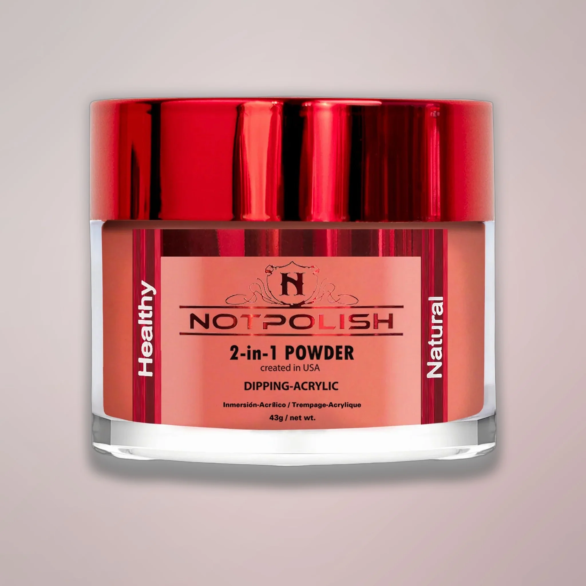 NOTPOLISH 2 in 1 Powder - M87 Coral Pink - 2 oz