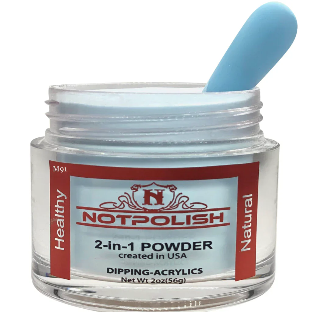 NOTPOLISH 2 in 1 Powder - M91 Cool Breeze - 2 oz - Image 5