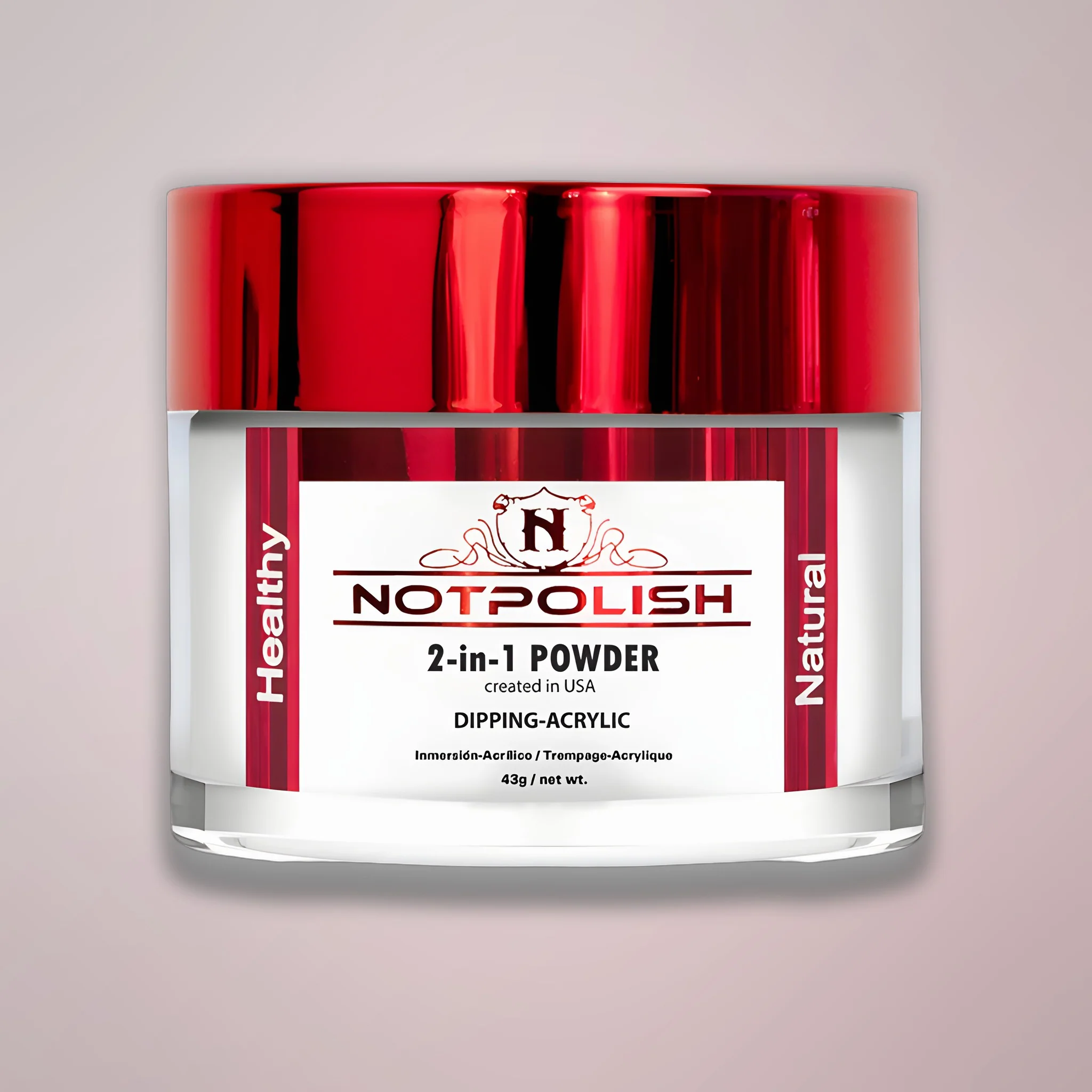 NOTPOLISH 2 in 1 Powder - OG01 CLEAR - 2 oz