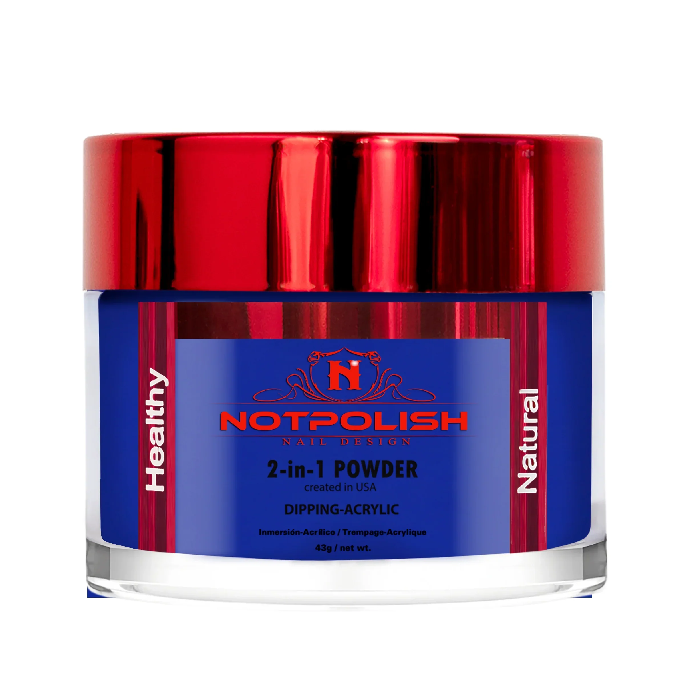 NOTPOLISH 2 in 1 Powder - OG122 Blue Ball - 2 oz - Image 2