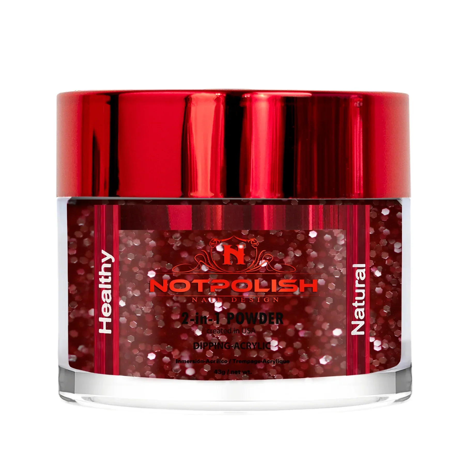 NOTPOLISH 2 in 1 Powder - OG169 Rebel Pink - 2 oz - Image 2