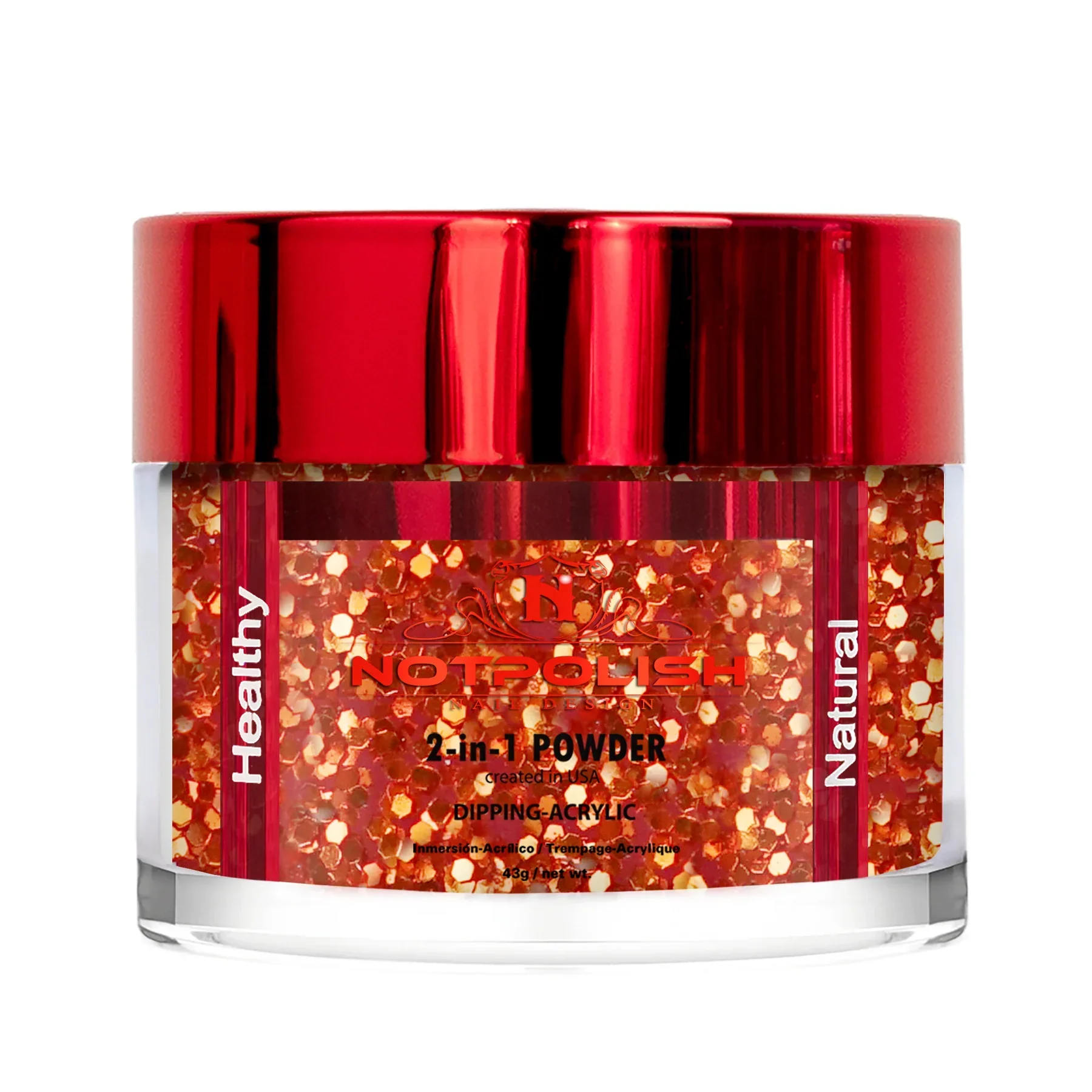 NOTPOLISH 2 in 1 Powder - OG176 Foxy Brown - 2 oz - Image 2