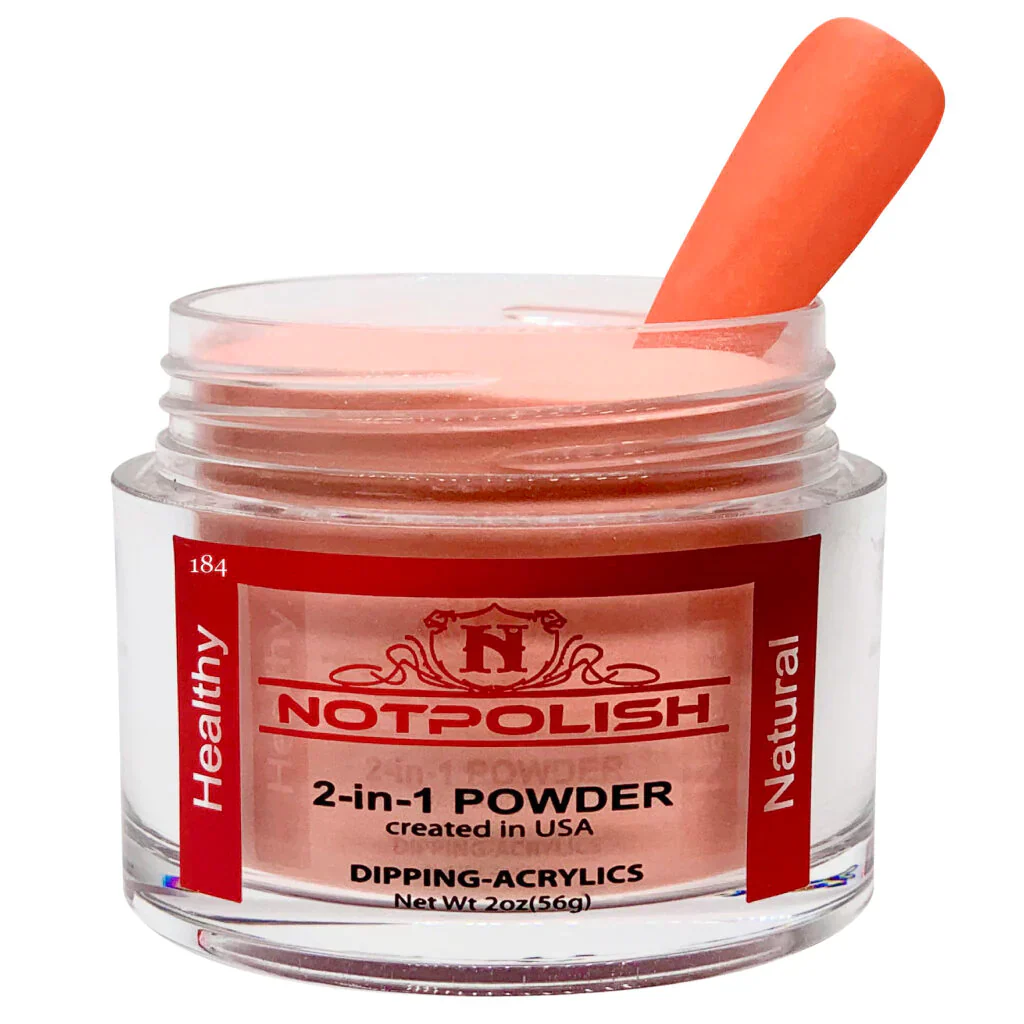 NOTPOLISH 2 in 1 Powder - OG184 Candied Peach - 2 oz - Image 5