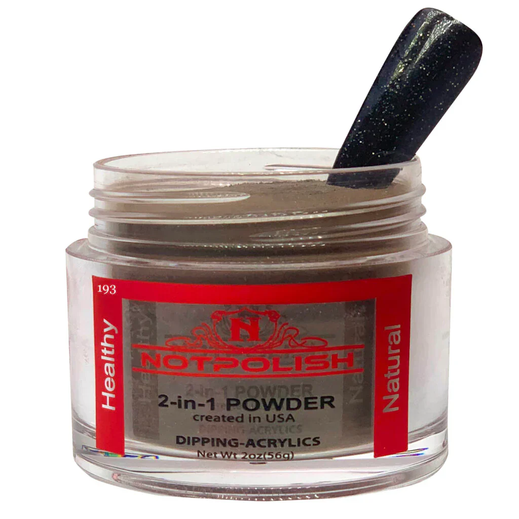 NOTPOLISH 2 in 1 Powder - OG193 Black Diamond - 2 oz - Image 3