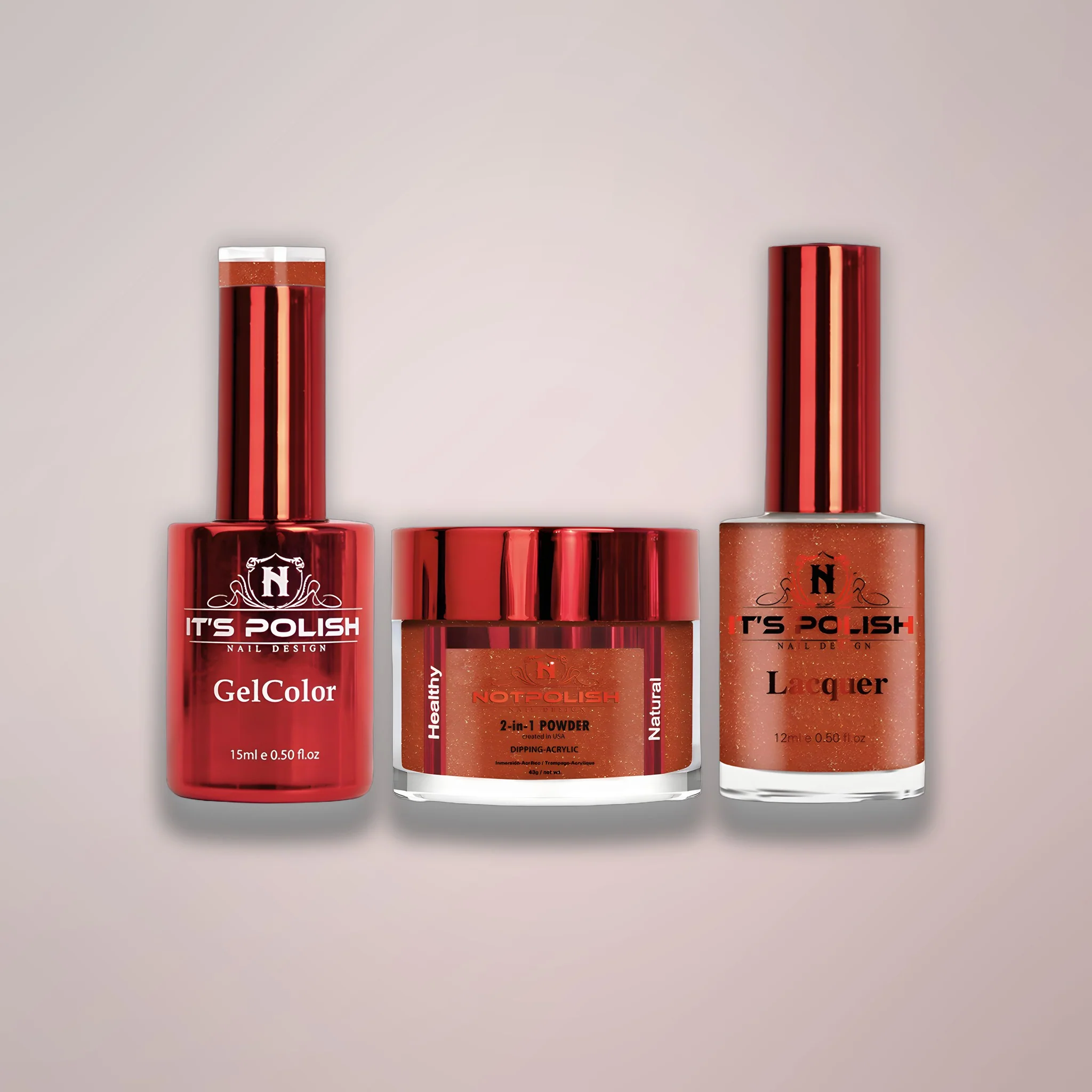 NOTPOLISH Trio - OG164 Dark Orange