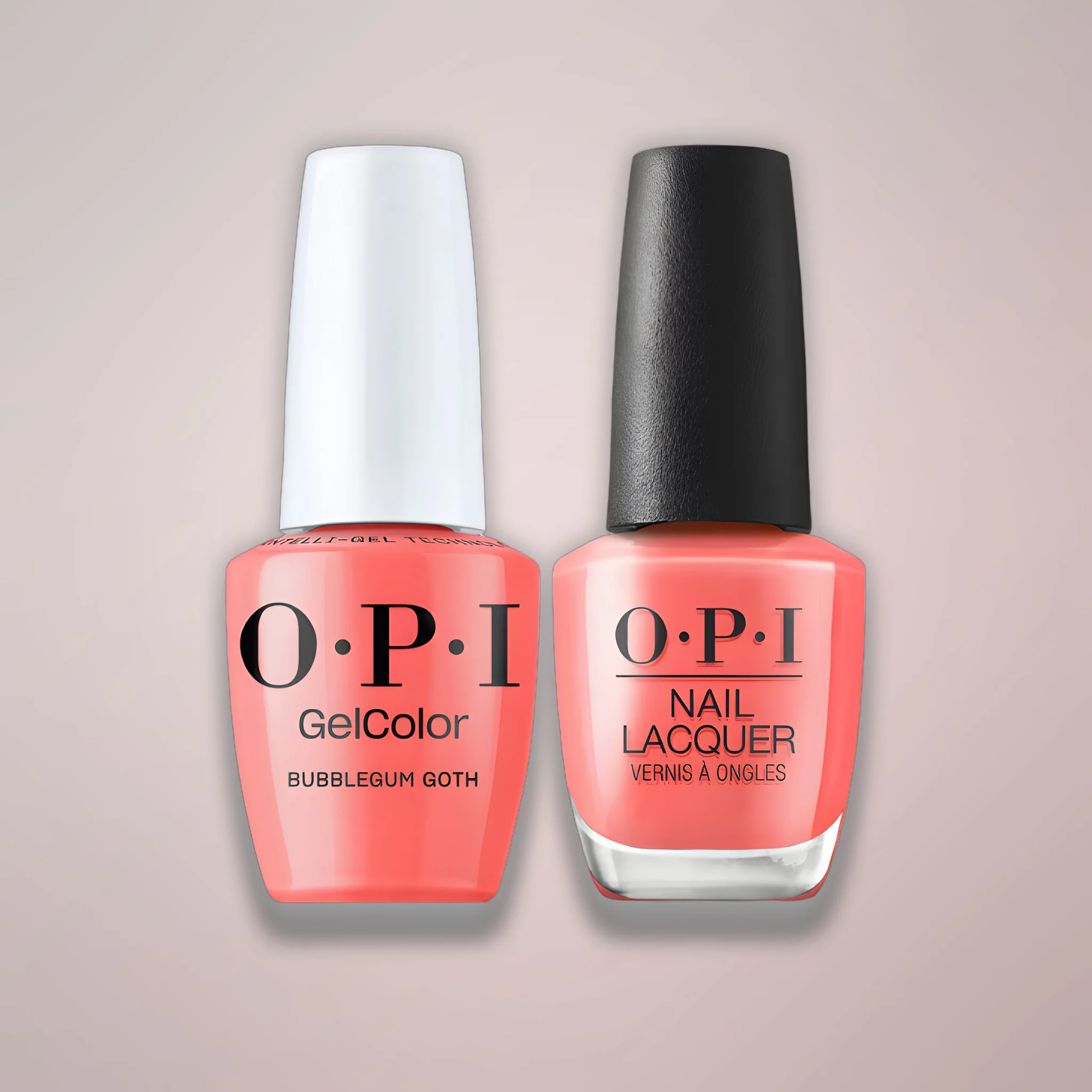 OPI Duo - Bubblegum Goth F030