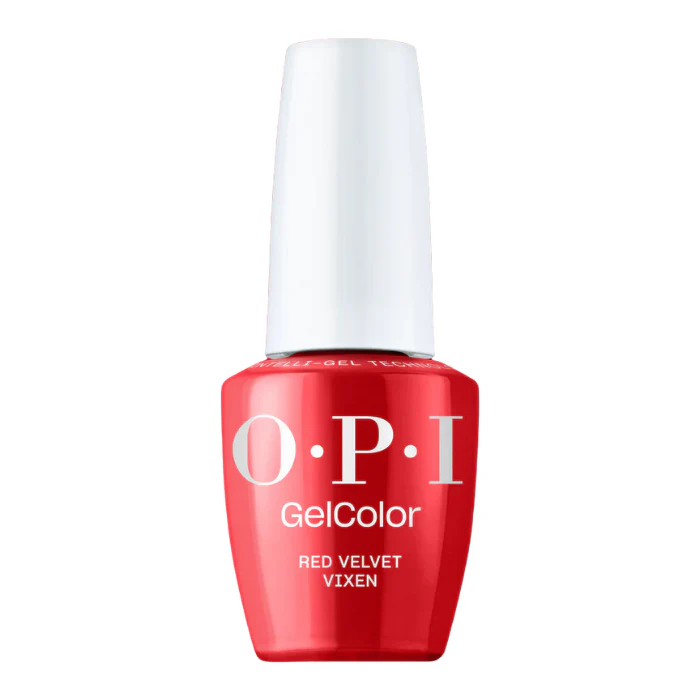 OPI Gel Color - Good Enough To Treat Holiday 2025 - Red Velvet Vixen GC HPS05 (D) - Image 2
