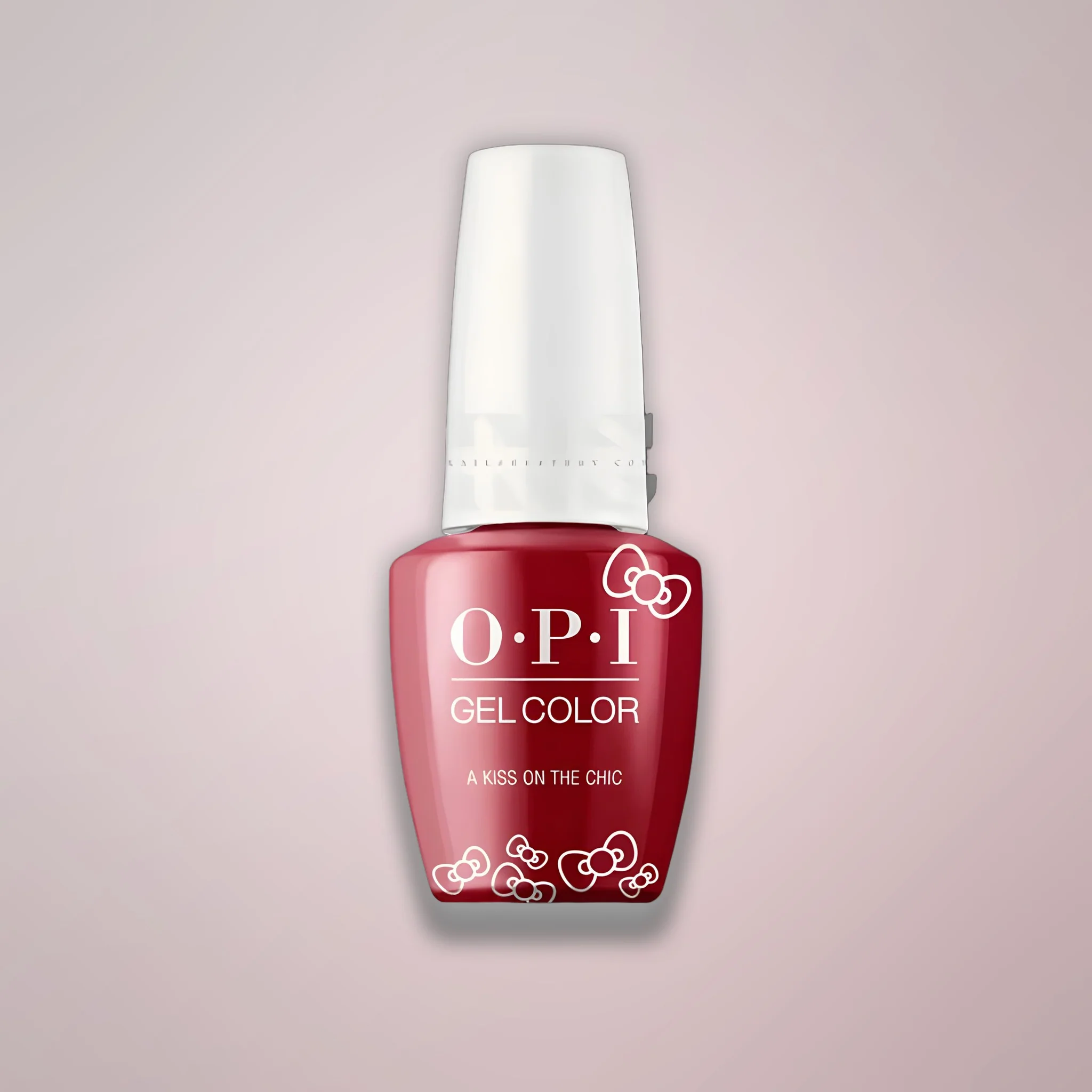 OPI Gel Color - Hello Kitty Holiday 2019 - A Kiss on the Chic GC HPL05 (D) - Image 3