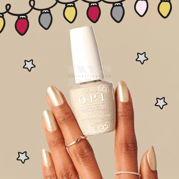 OPI Gel Color - Hello Kitty Holiday 2019 - Many Celebrations to Go! GC HPL10 (D) - Image 4