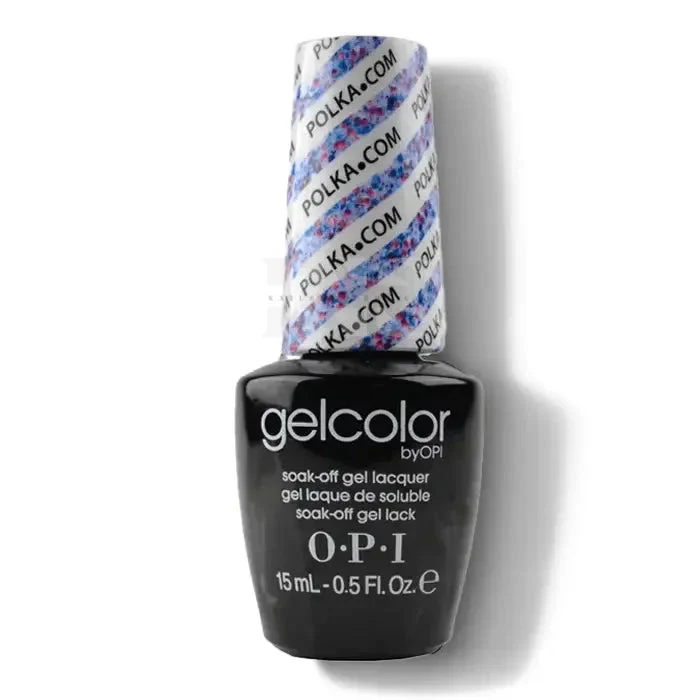 OPI Gel Color - Euro Centrale Spring 2013 - Polka.Com GC E71 (D) - Image 2