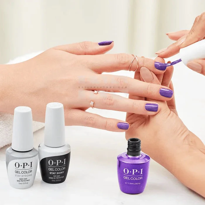 OPI Gel Color - Power Of Hue Summer 2022 - Go to Grape Lengths GC B005 (D) - Image 6
