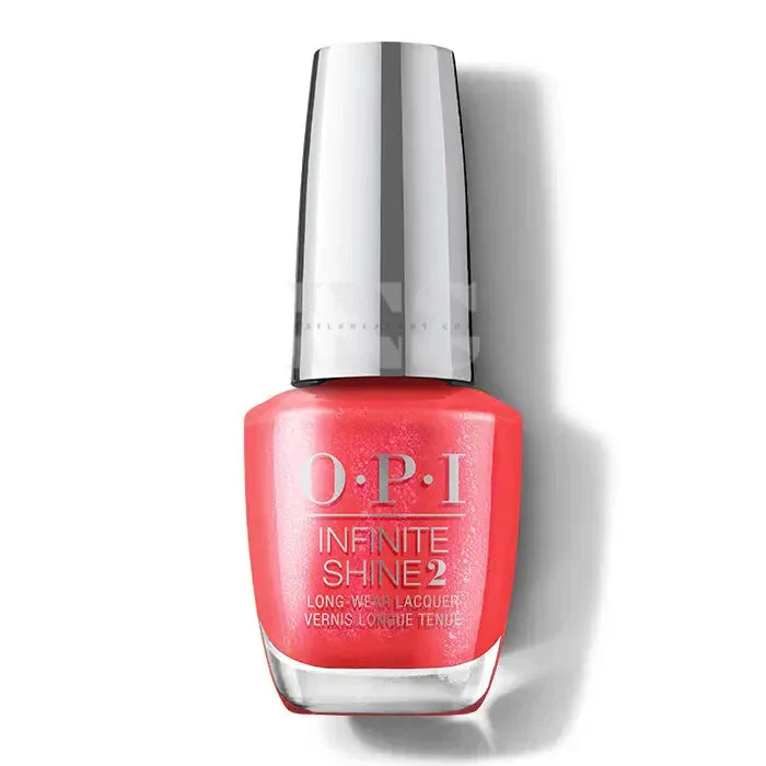 OPI Infinite Shine - Me Myself & OPI Spring 2023 - Left Your Texts On Red IS S010 (D) - Image 2